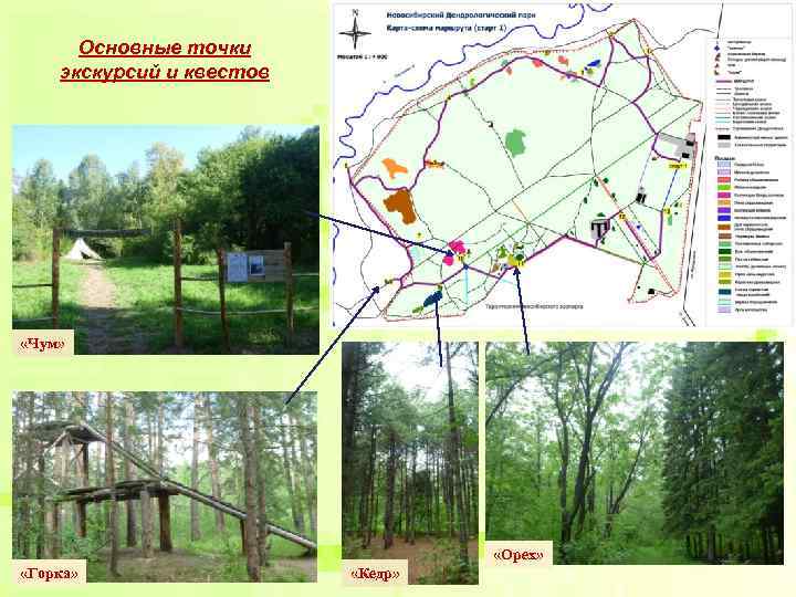 Основные точки экскурсий и квестов «Чум» «Орех» Основные точки экскурсий и квестов «Чум» «Орех»