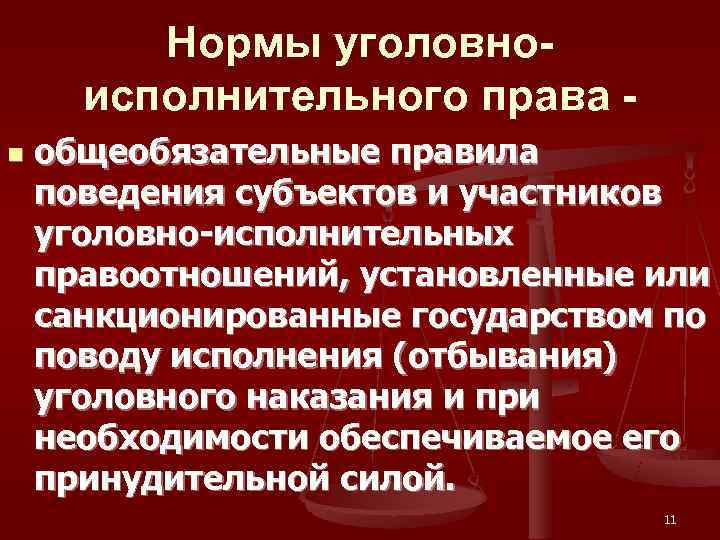 Исполнительно правовые нормы