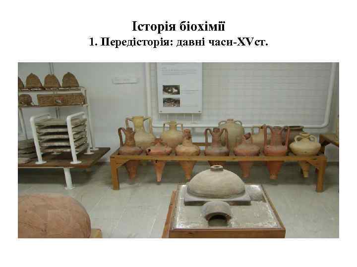 Історія біохімії 1. Передісторія: давні часи-ХVст. Історія біохімії 1. Передісторія: давні часи-ХVст.