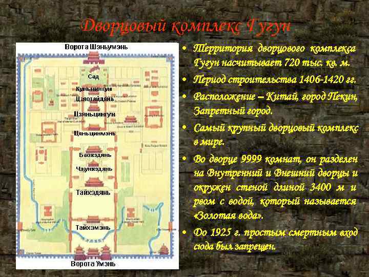 Дворцовый комплекс Гугун • Территория дворцового комплекса Гугун насчитывает 720 Дворцовый комплекс Гугун • Территория дворцового комплекса Гугун насчитывает 720