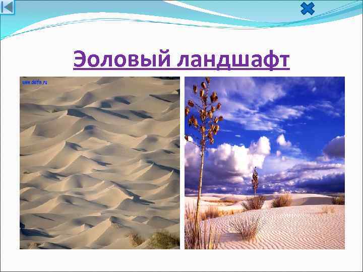 Эоловый ландшафт 