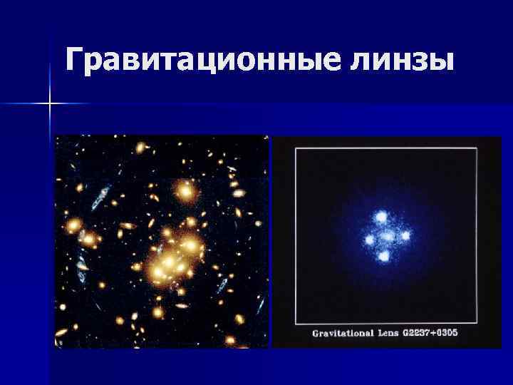 Гравитационные линзы Гравитационные линзы