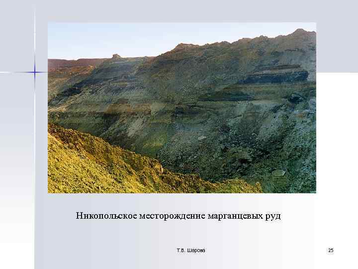 Никопольское месторождение марганцевых руд Т. В. Шарова 25 Никопольское месторождение марганцевых руд Т. В. Шарова 25