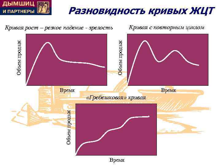      Разновидность кривых ЖЦТ Кривая рост – резкое падение -