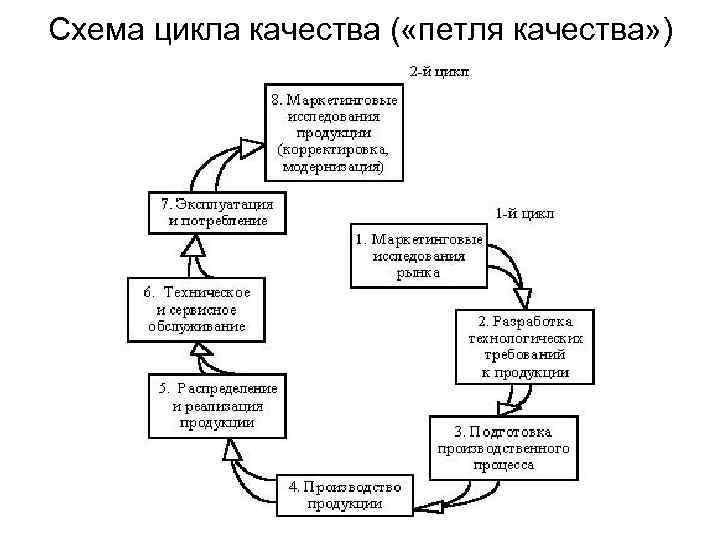 Схема цикла качества ( «петля качества» ) 