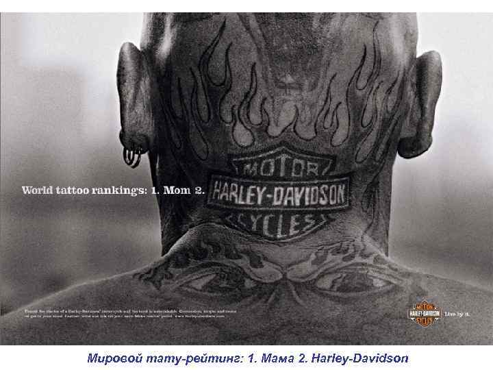 Мировой тату-рейтинг: 1. Мама 2. Harley-Davidson Мировой тату-рейтинг: 1. Мама 2. Harley-Davidson
