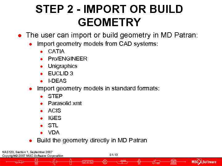      STEP 2 - IMPORT OR BUILD   