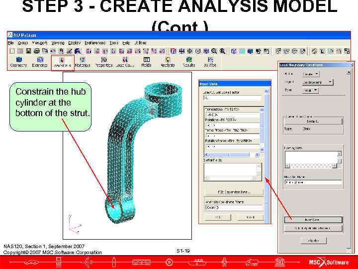  STEP 3 - CREATE ANALYSIS MODEL     (Cont. )