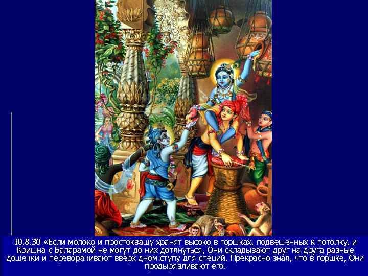  10. 8. 30 «Если молоко и простоквашу хранят высоко в горшках, подвешенных к