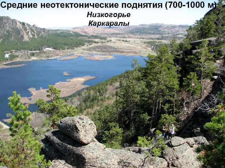 Средние неотектонические поднятия (700 -1000 м)    Низкогорье    Каркаралы