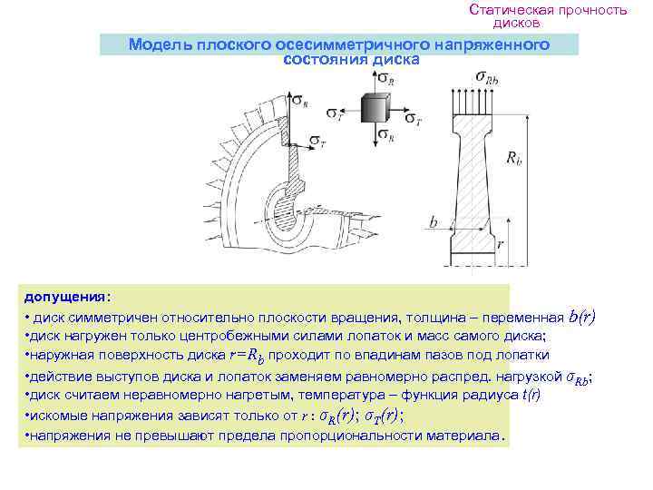      Статическая прочность      дисков 