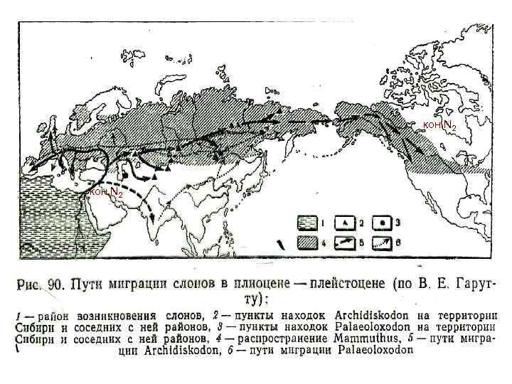 Карта земли в плейстоцене