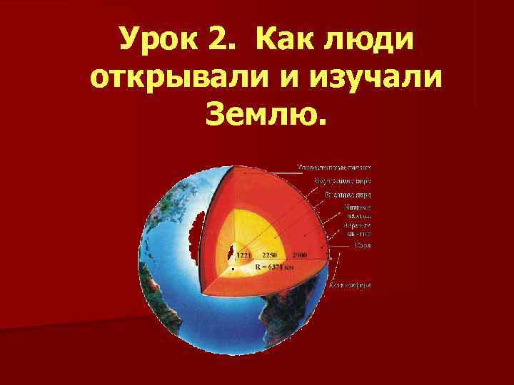Урок 2. Как люди открывали и изучали Землю. Урок 2. Как люди открывали и изучали Землю.