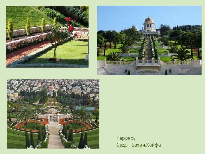 Террасы Сады Бахаи. Хайфа 