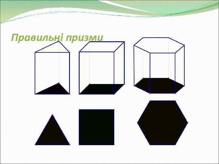 Правильні призми 