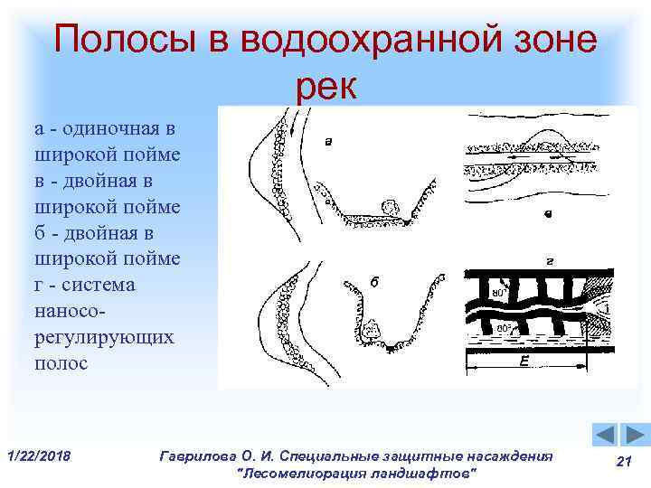 Полосы в водоохранной зоне рек а - одиночная в Полосы в водоохранной зоне рек а - одиночная в