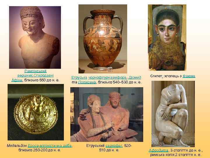    Рампінський вершник, Стародавні     Єгипет, хлопець з Фаюма