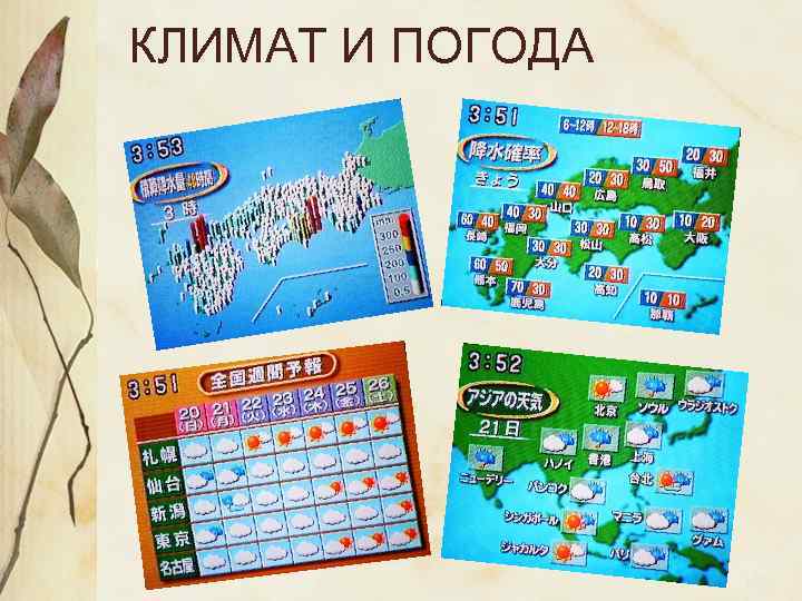 КЛИМАТ И ПОГОДА 