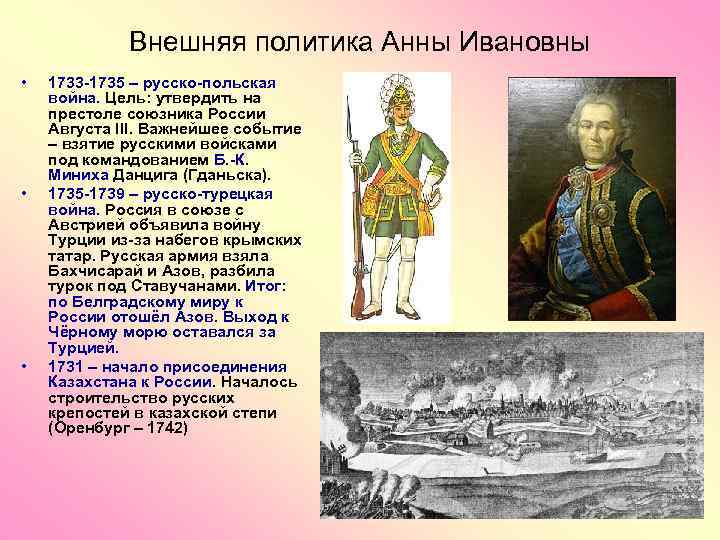 Война за польское наследство 1733 1735 карта