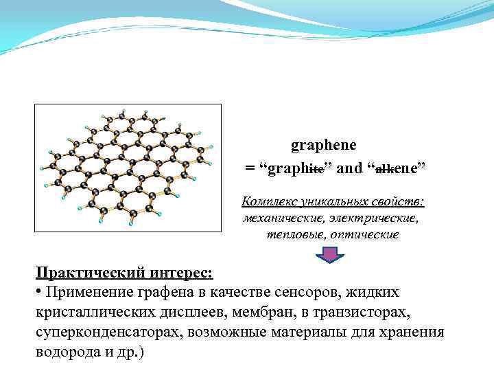 graphene = “graphite” graphene = “graphite”
