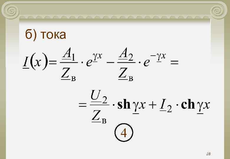 б) тока 4 28 б) тока 4 28