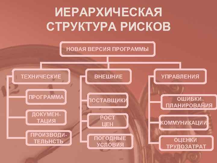 Структура рисков проекта