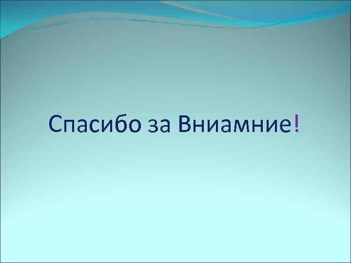 Спасибо за Вниамние! 