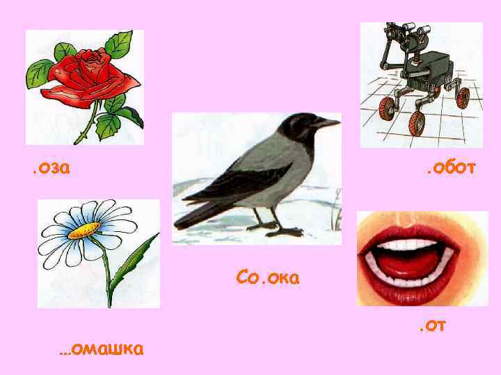 . оза    . обот   Со. ока   