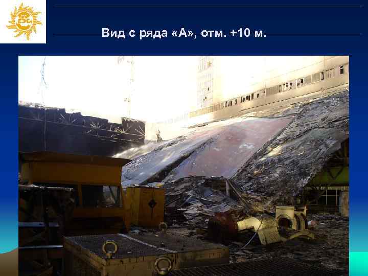 Вид с ряда «А» , отм. +10 м. 