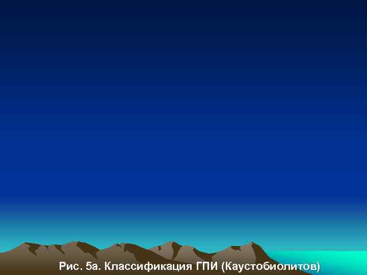 Рис. 5 а. Классификация ГПИ (Каустобиолитов) 