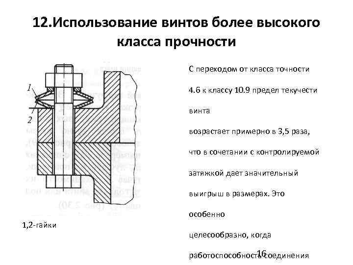 Устройство соединений. Резьбовое соединение с контролируемой затяжкой. Обучающий ролик на тему: резьбовое соединение. Указать параллельность торцев винта не более 0,5 ом859.00.018.