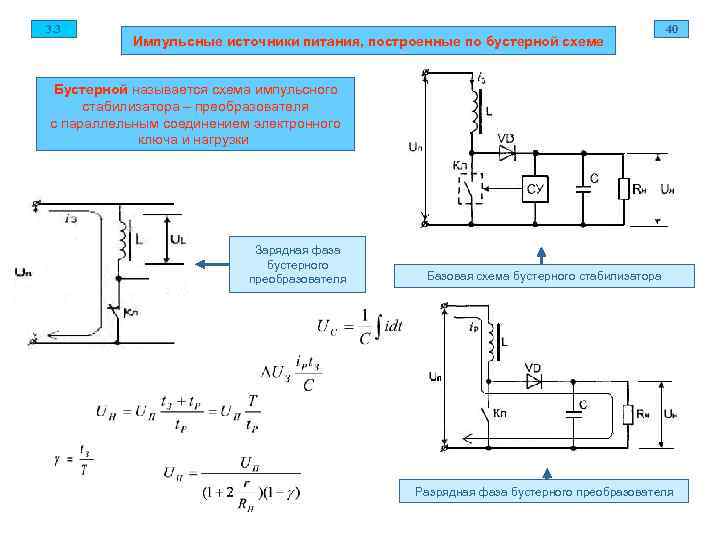 3. 3        40  Импульсные источники питания,