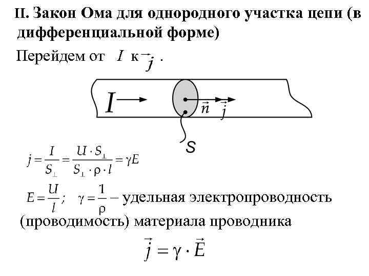 Дифференциальный закон ома. Закон Ома для участка цепи. Закон Ома в дифференциальной форме. Закон Ома в дифференциальном виде для однородного участка цепи. Закон Ома для однородного участка цепи в дифференциальной. Формула Ома для однородного участка цепи.