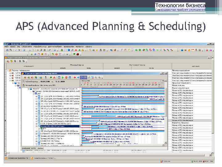 APS (Advanced Planning & Scheduling) 