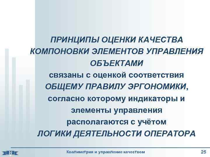    ПРИНЦИПЫ ОЦЕНКИ КАЧЕСТВА   КОМПОНОВКИ ЭЛЕМЕНТОВ УПРАВЛЕНИЯ   