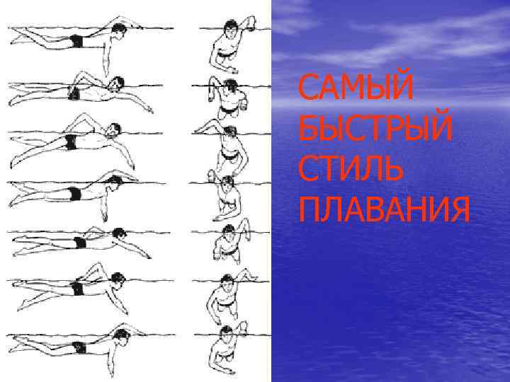 САМЫЙ БЫСТРЫЙ СТИЛЬ ПЛАВАНИЯ САМЫЙ БЫСТРЫЙ СТИЛЬ ПЛАВАНИЯ