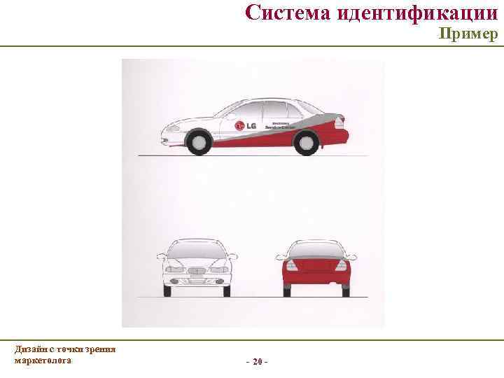      Система идентификации       Пример