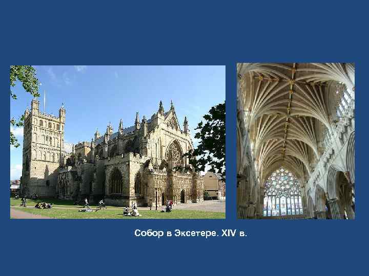 Собор в Эксетере. XIV в. 
