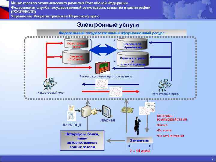 Министерство экономического развития Российской Федерации Федеральная служба государственной регистрации, кадастра и картографии (РОСРЕЕСТР) Управление