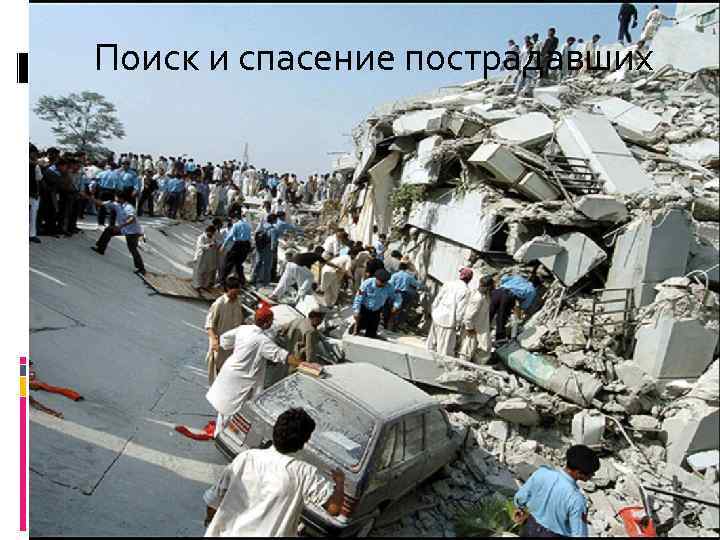 Поиск и спасение пострадавших 