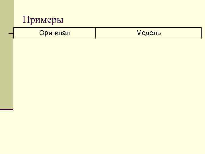  Примеры  Оригинал     Модель Автомобиль   Игрушка 