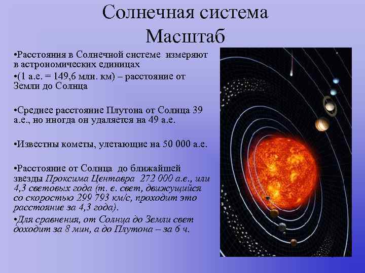 Расстояние от земли до солнца презентация