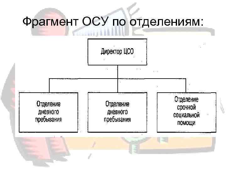 Фрагмент ОСУ по отделениям: 