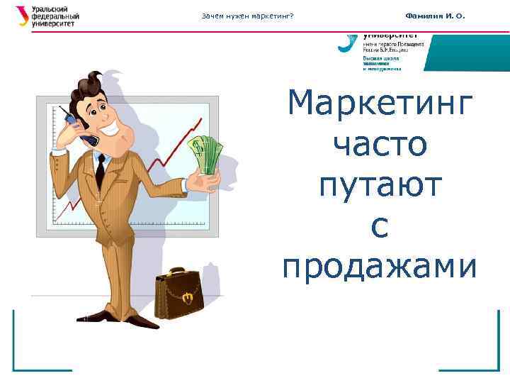 Зачем нужен маркетинг?  Фамилия И. О.    Маркетинг   