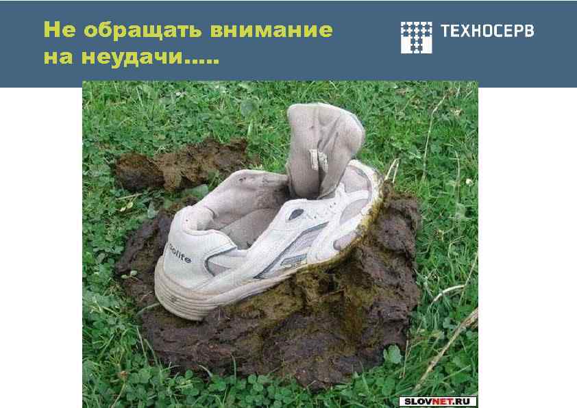 Не обращать внимание на неудачи…. . 