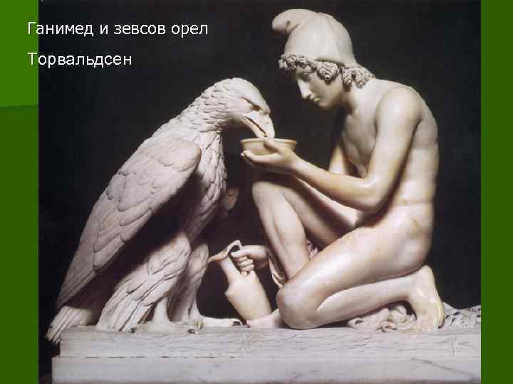 Ганимед и зевсов орел Торвальдсен 