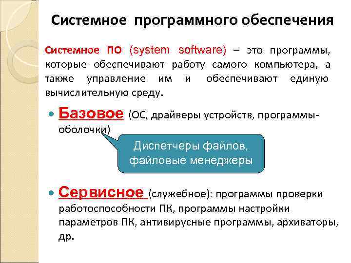 Программы служебного программного обеспечения