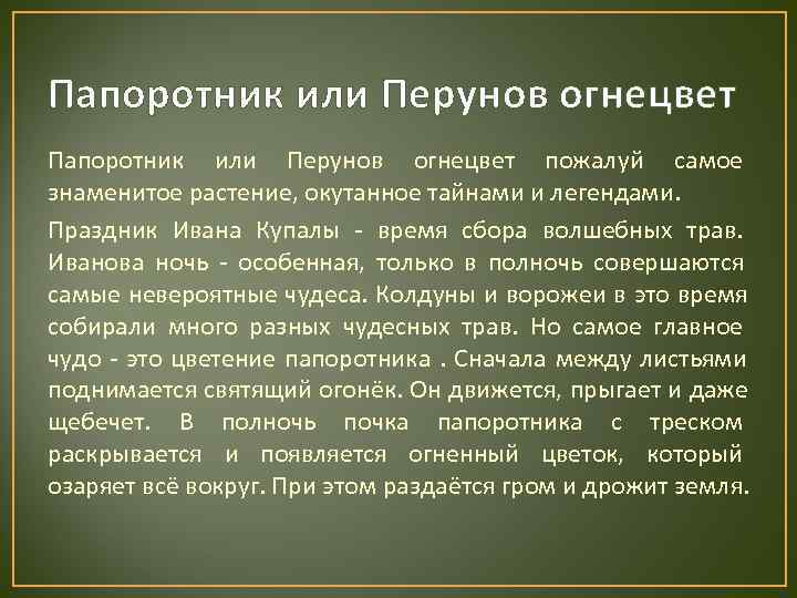 Папоротник или Перунов огнецвет пожалуй самое знаменитое растение, окутанное тайнами и легендами. Праздник Ивана