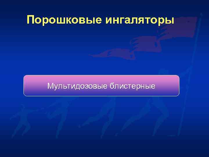 Порошковые ингаляторы  Мультидозовые блистерные 