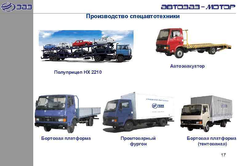     Производство спецавтотехники     Автоэвакуатор Полуприцеп НХ 2210